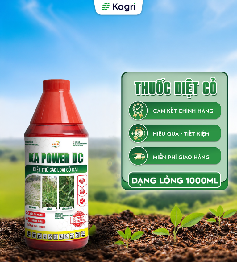 KA POWER DIỆT CỎ 1 LÍT (Sản phẩm mới)