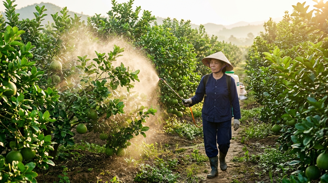 Hướng Dẫn Pha Trộn Và Phun Xịt Phân Bón Sinh Học Nano KA GREEN Đúng Kỹ Thuật: Hấp Thu 98%, Tiết Kiệm 40% Chi Phí